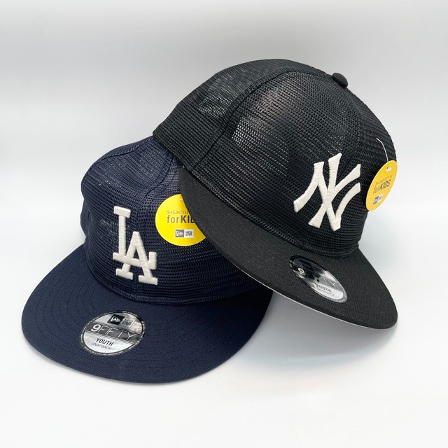 【キッズ】 Youth NEW ERA 9FIFTY/950 All Mesh ヤンキース/ドジャース