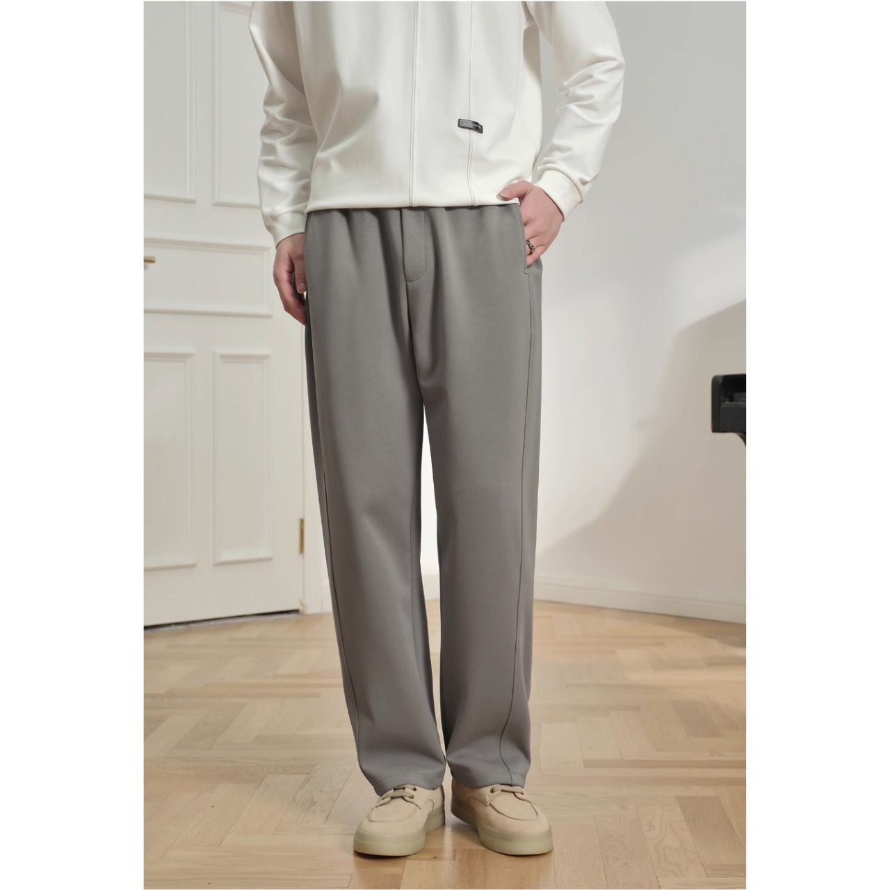 ストレートシルエット テーパードパンツ af0272