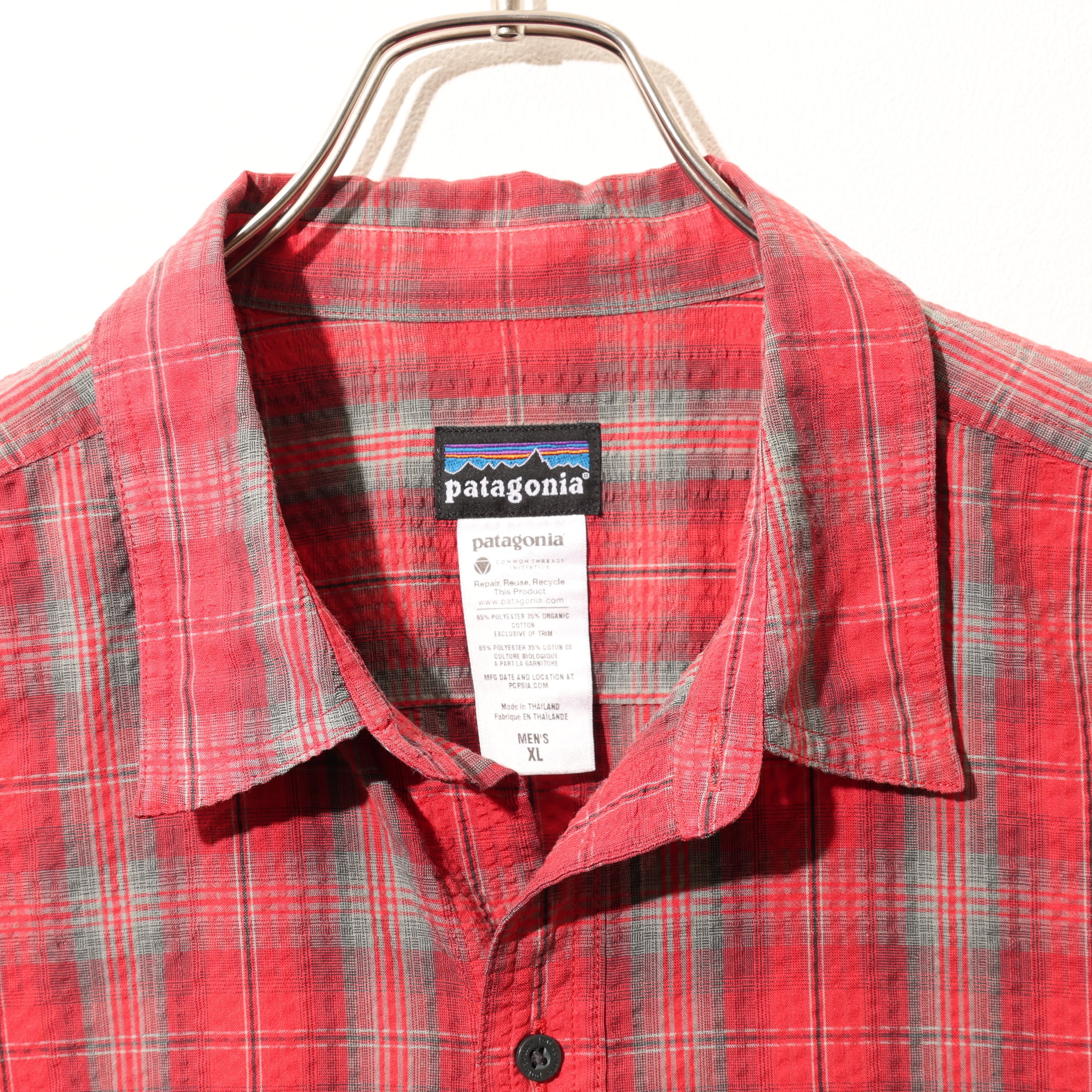 パタゴニアPatagonia オンブレネルシャツ patagonia パタゴニア オンブレ チェック シャツ レッド