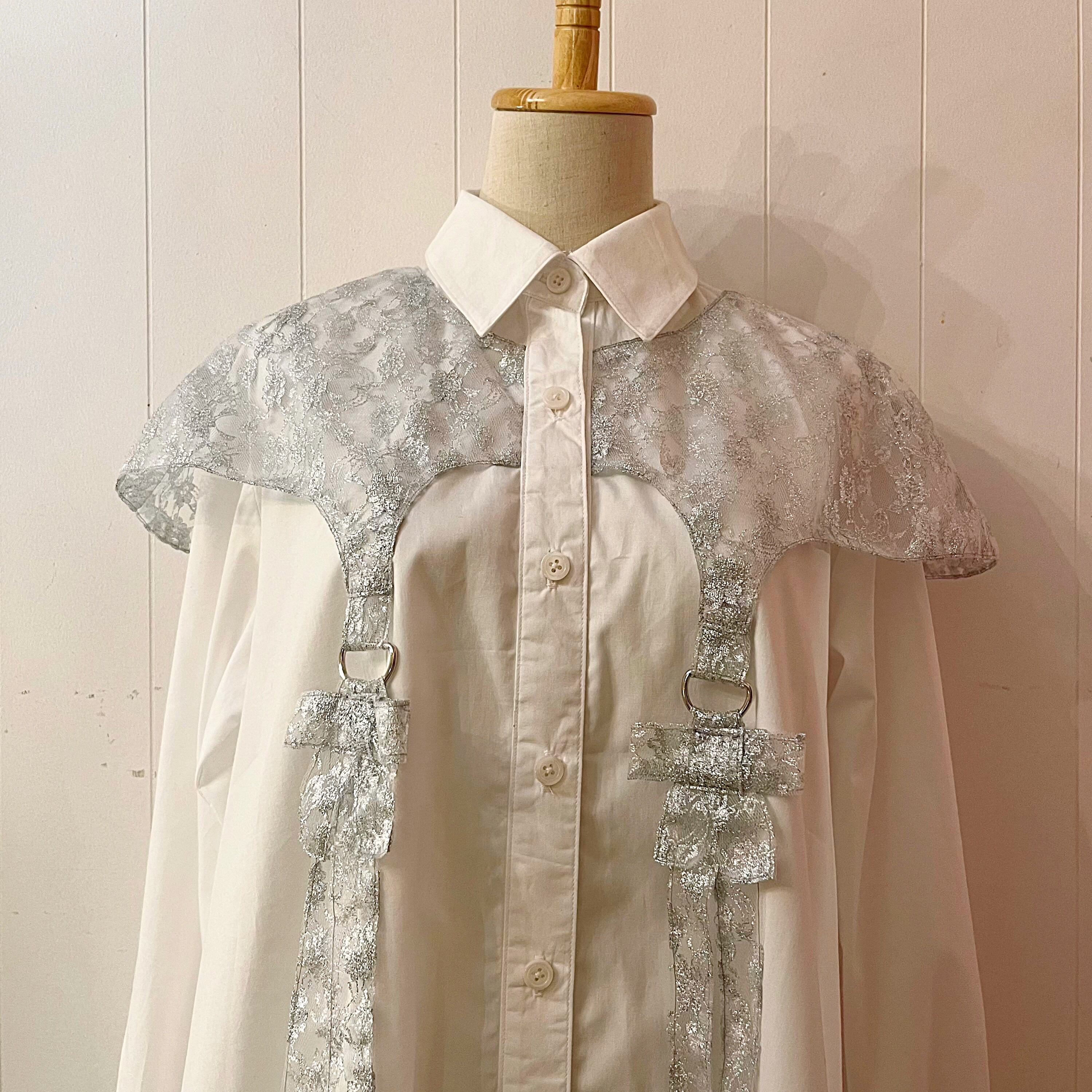 original : spark ribbon shirt mini one-piece