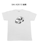 【トヨタ SAI AZK10 後期】イラスト入りTシャツ 車好き 納車祝い プレゼント グッズ カスタム【送料無料】