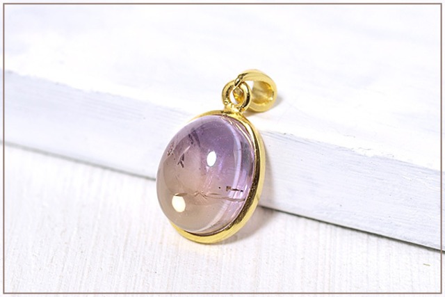 【一点物】アメトリンK18GFペンダントトップNo.1