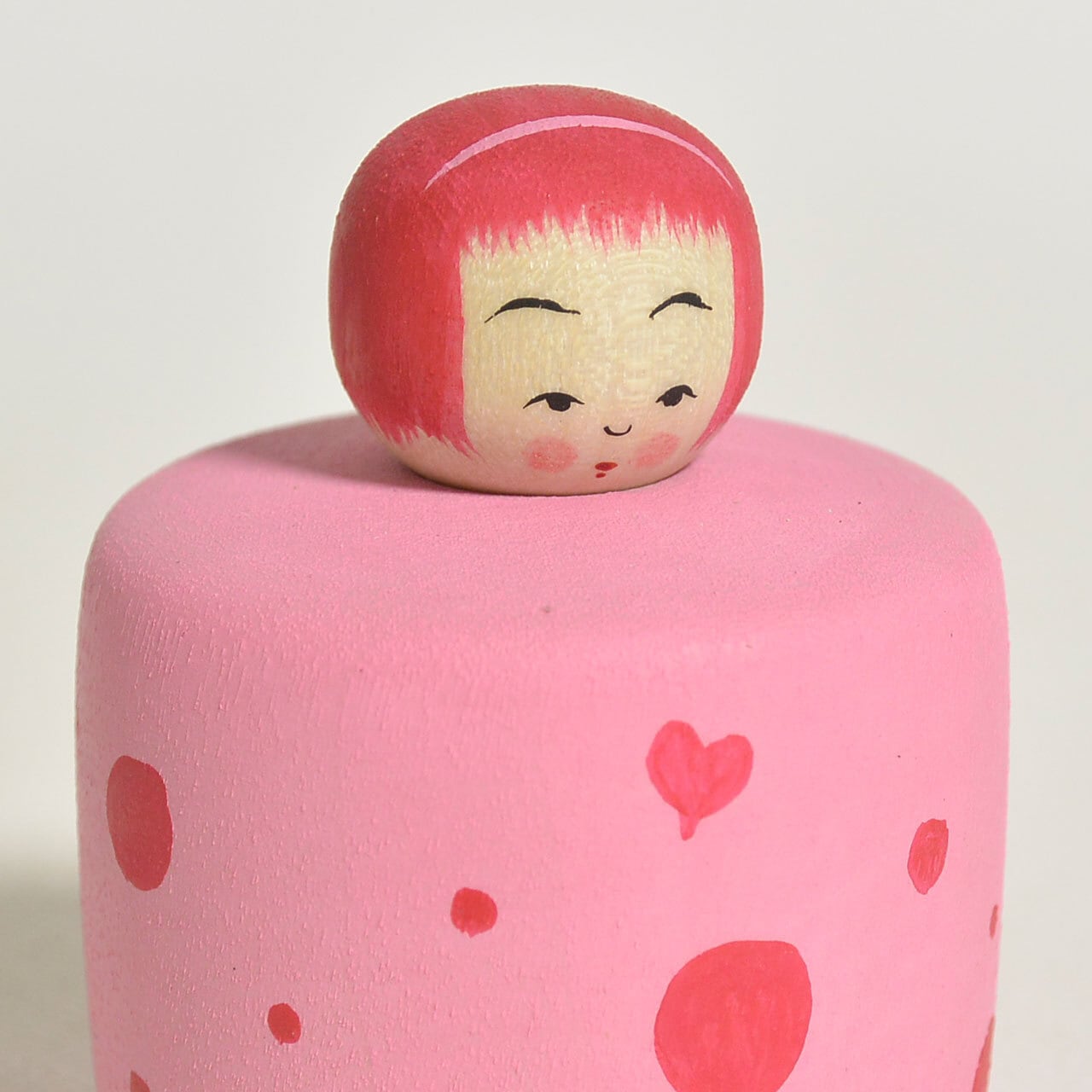 ドットちゃんえじここけし 約1.5寸 約4.5cm 鈴木明 工人（作並系