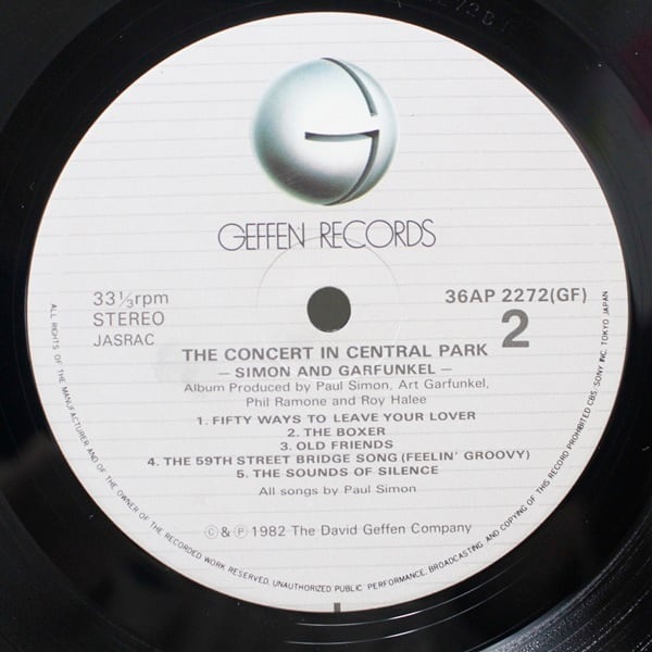 Simon & Garfunkel / The Concert In Central Park [36AP 2271-2] - 画像5