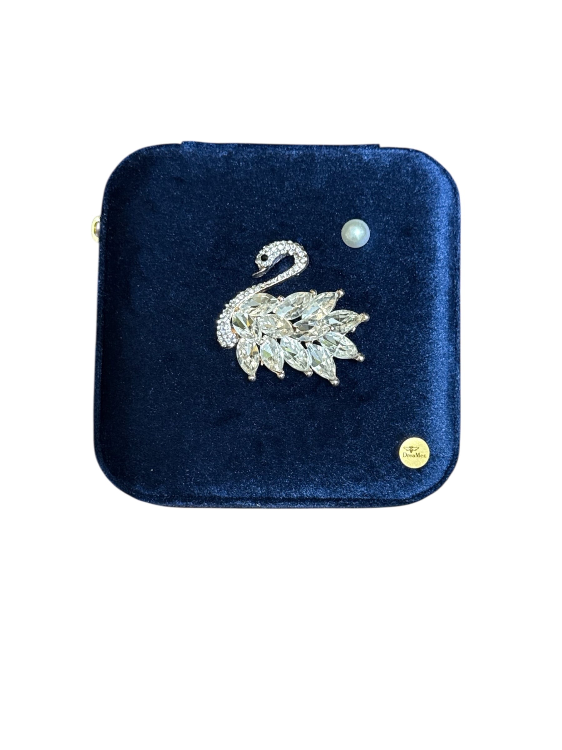 約7日間発送【Jewelry Box】Mirror Box/Swan Jewelry Box/卓上BOX