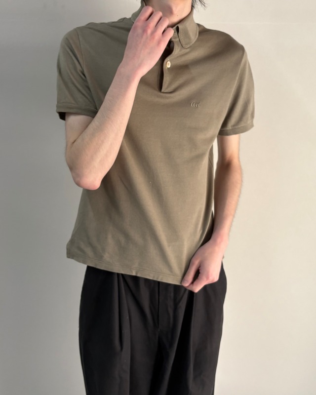 【GUCCI】logo polo shirt