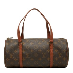 ルイ ヴィトン モノグラム パピヨン30 ハンドバッグ M51365 ブラウン PVC レザー レディース LOUIS VUITTON 【中古】