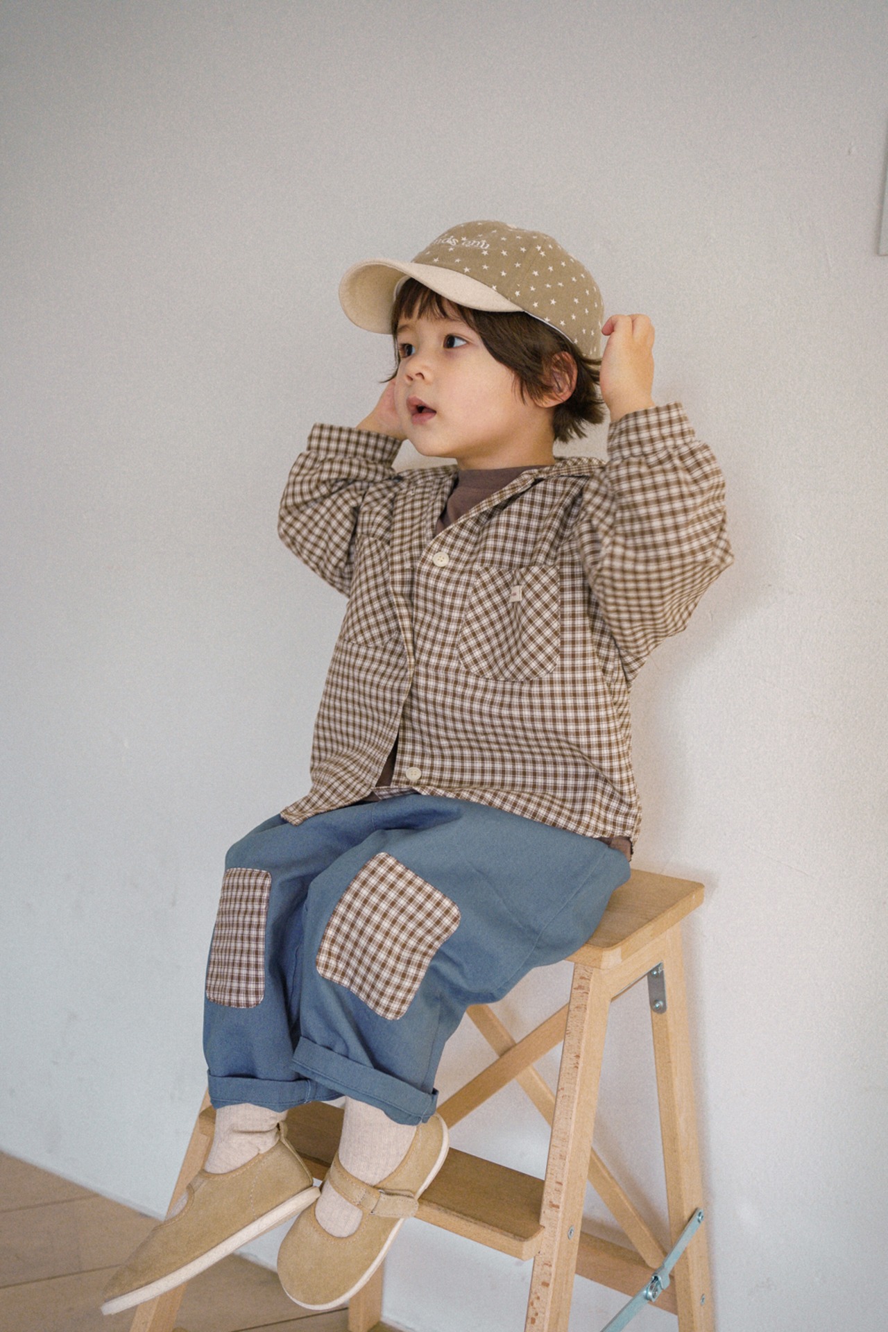 ONU 26/SS Checked shirt