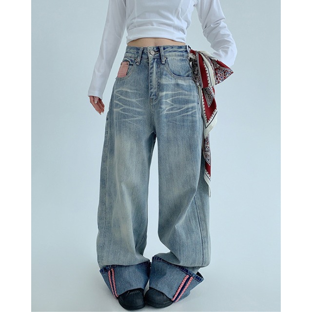 bandana washed denim　バンダナウォッシュドデニム　J1316
