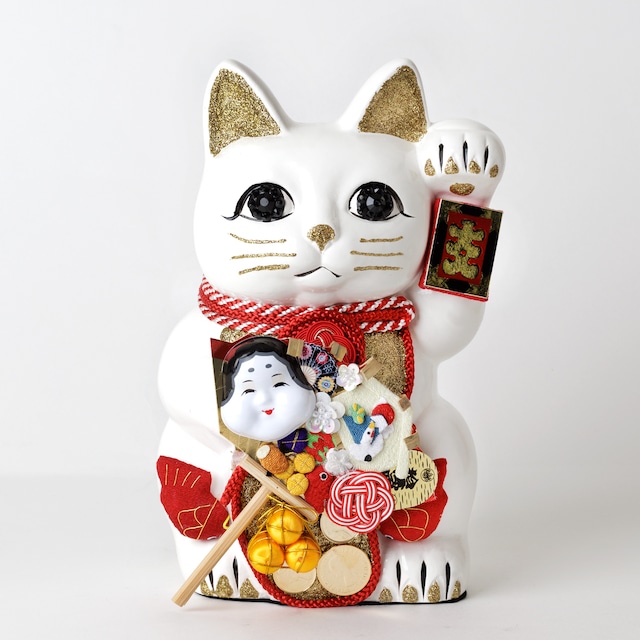 福あつめ/ 熊手 /8号 / 白(WHITE)