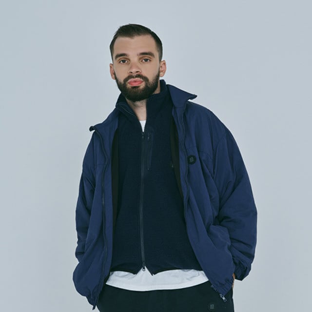 NNBF】NYLON JACKET (NAVY) | REST