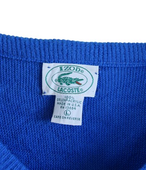 Vintage 80s L Lacoste Knit -Izod-