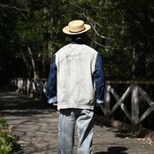 YASHIKI / GANKO別注 ×Shirotsume V-neck Vest メンズコーディネート