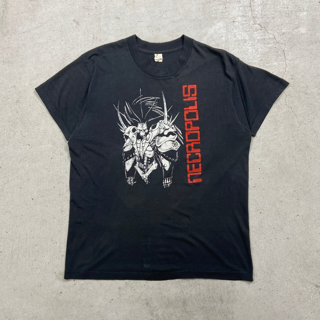 00年代 ALSTYLE 無地 ブランクTシャツ メンズXL 古着 ブラック 黒 00s