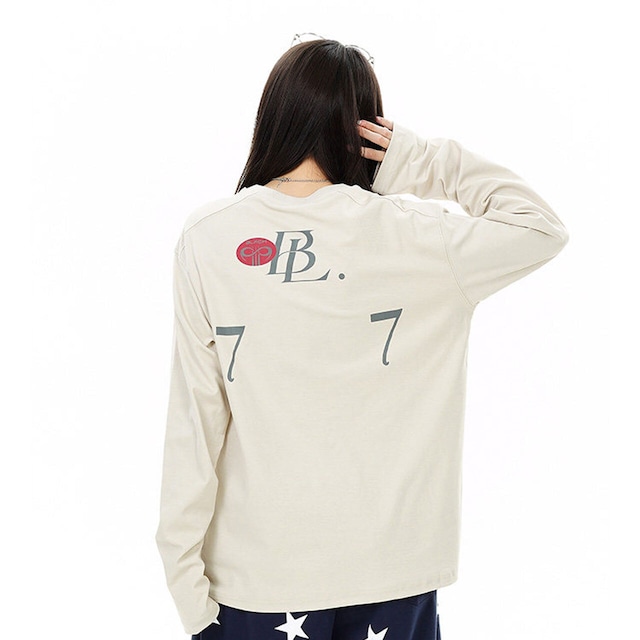 エンブレムレタリングロングスリーブT 2col R02738