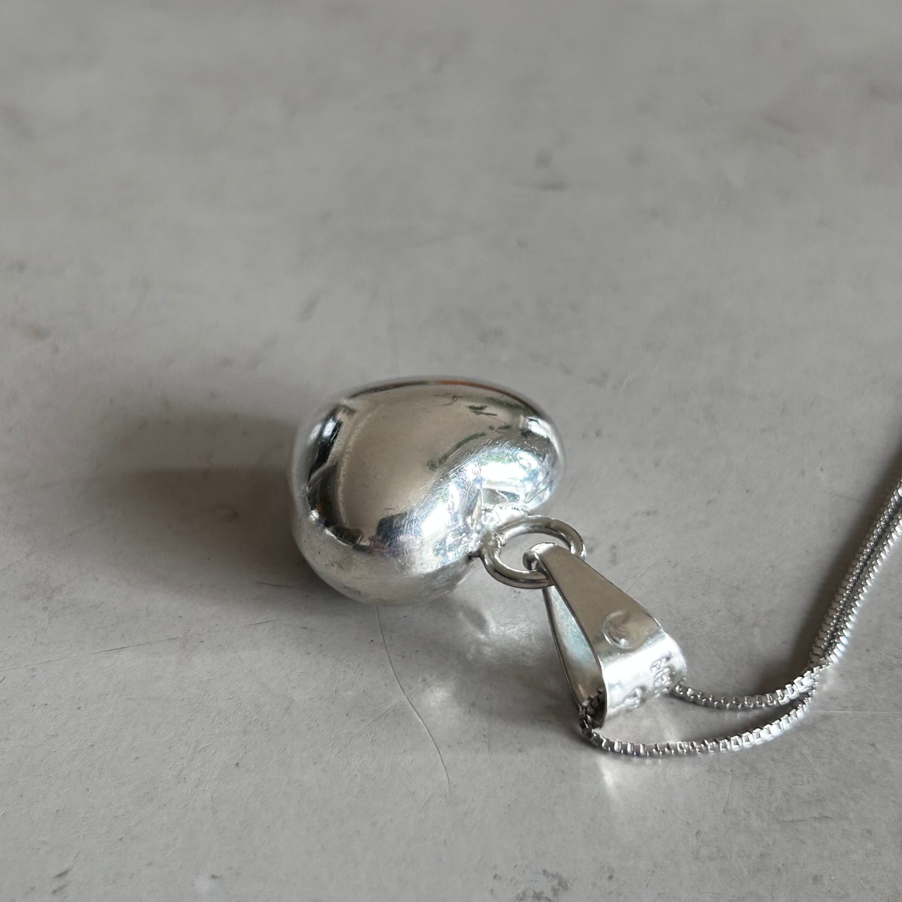 Vintage Jingle Heart Necklace | Lucy vintage silver