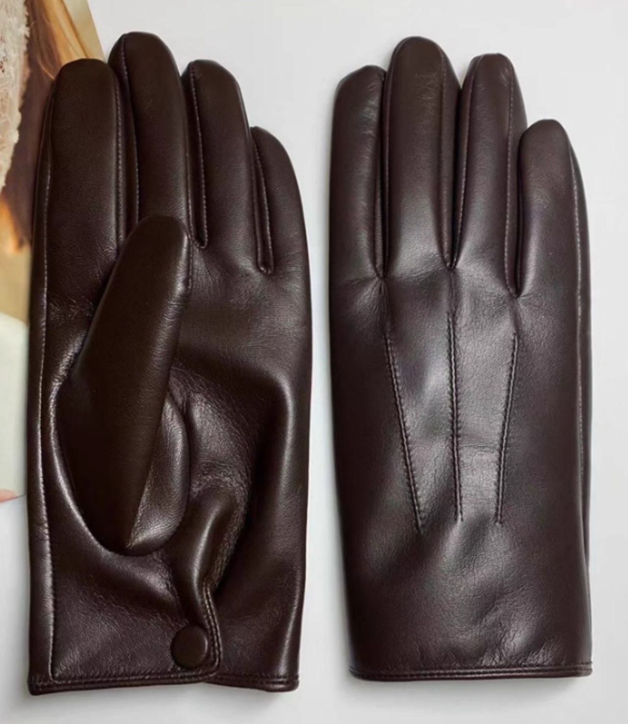 【革小物2点セット】イタリアンレザー編み込みベルト&レザーグローブ