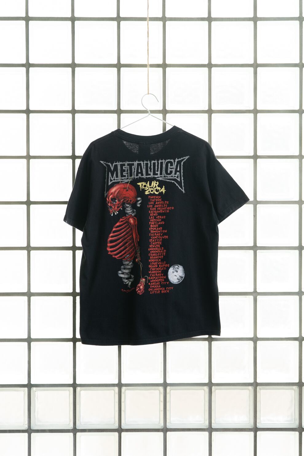 FABRIC MADE IN USA】04's METALLICA PUSHEAD Madly in Anger with the