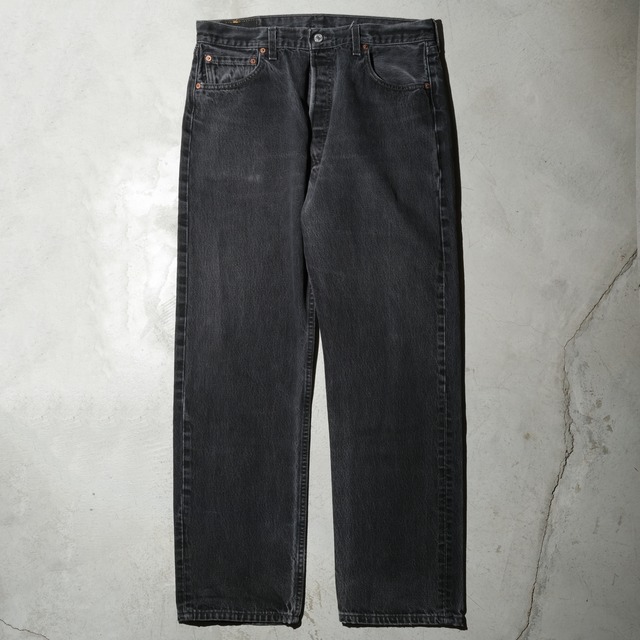 99's Levi's 501 black denim pants made in USA[34x29.5]