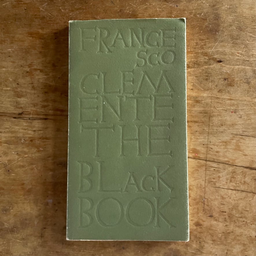 【絶版洋古書】フランチェスコ・クレメンテ Francesco Clemente THE BLACK BOOK　Kunsthalle Basel 1991   [310194447]