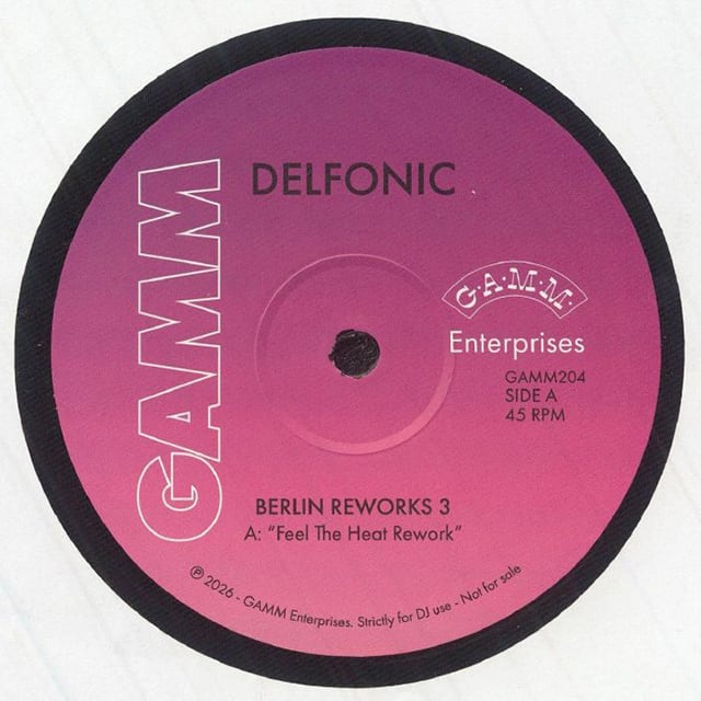 〈残り1点〉【12"】Delfonic - Berlin Reworks 3