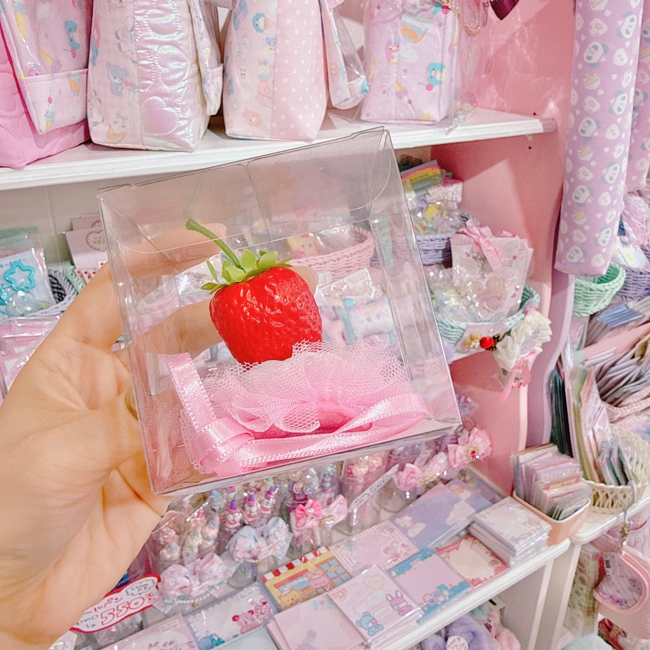 【J2】16-35ぬいぐるみ用ホイップストロベリーヘッドドレス