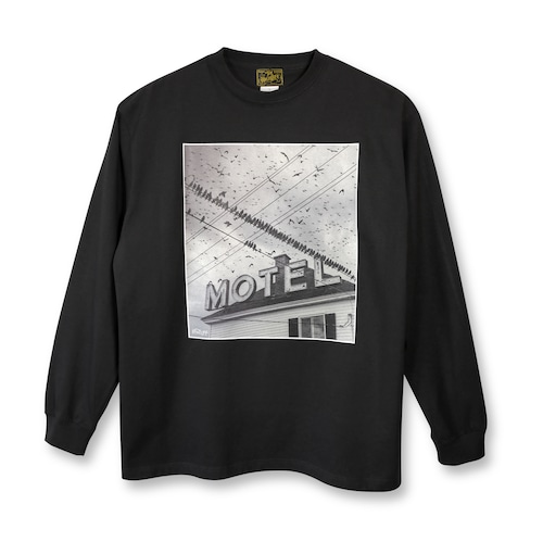 【MOTEL】 Long Sleeve T-shirt 【SUMI Black】