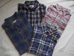 1980’s OPEN TRAINS Plaid Print Flannel Shirt／2X
