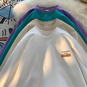 ロゴ入り長袖Tシャツ C10716