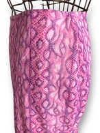 Python pattern tight skirt