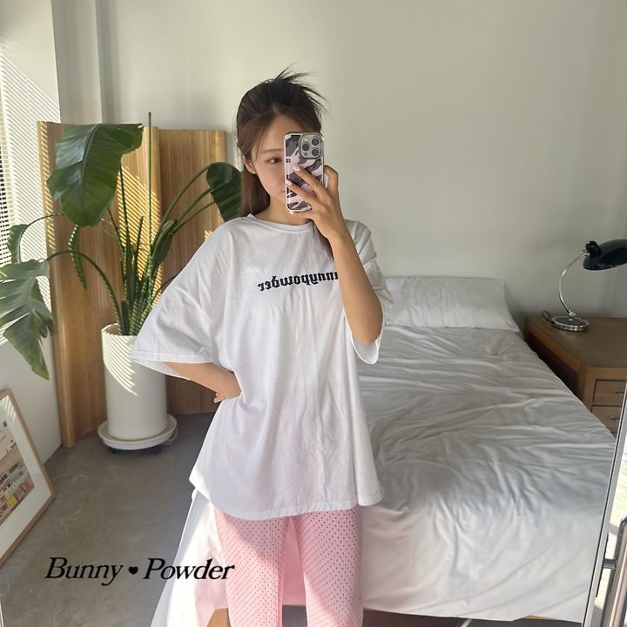 [Bunny Powder] Planning) Chrome Tee / [버니파우더] 기획)크롬티