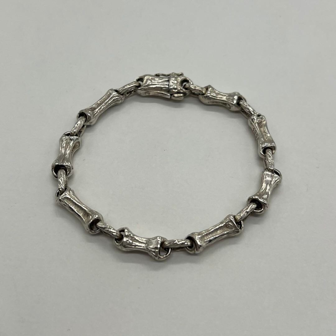 グッチ GUCCI Gロゴ ショップ リンク チェーン ブレスレット SV925