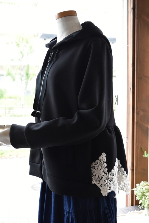 NAPATA MELLOE(ナパータメロエ) 26A/W ダブルジップアップパーカー