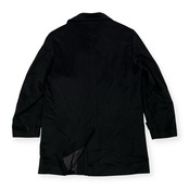 カシミヤ100% 高級 ROBERTA MICHETTI ロベルタ ミケッティ 比翼 コート サイズ L /黒/ブラック/メンズ/カシミア