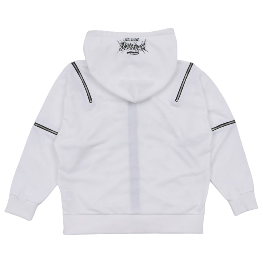 2/19新着】サブカルフード刺繍☆チェーン付きZIPパーカー