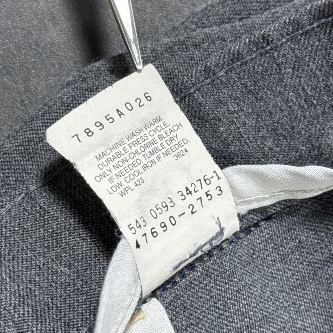 90s Levi's ACTION SLACKS GRAY made in USA W36L29 古着 - 14