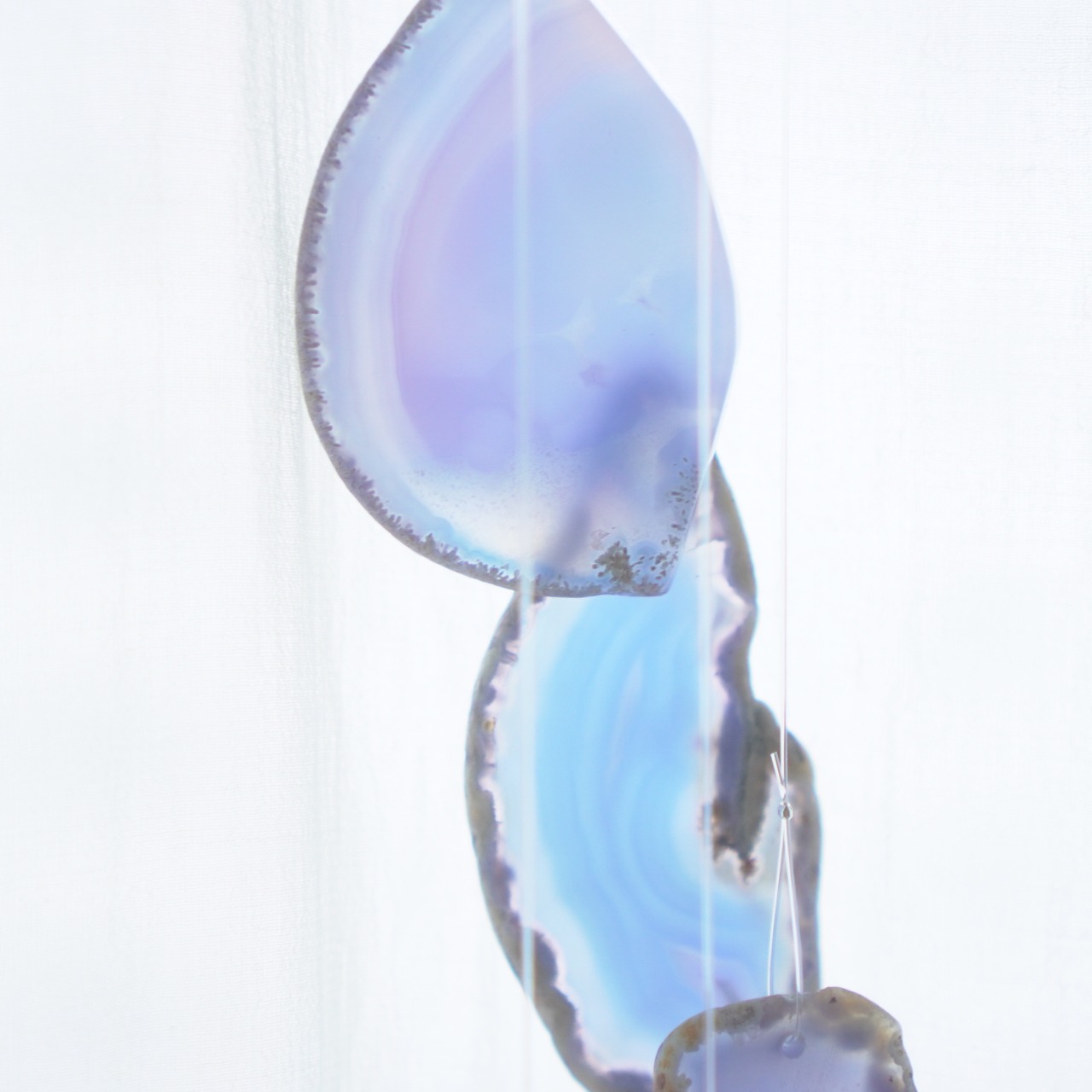 Daybreak Blue 08 - アゲートヒーリングチャイム / Agate Sun Catcher Wind Chime 627