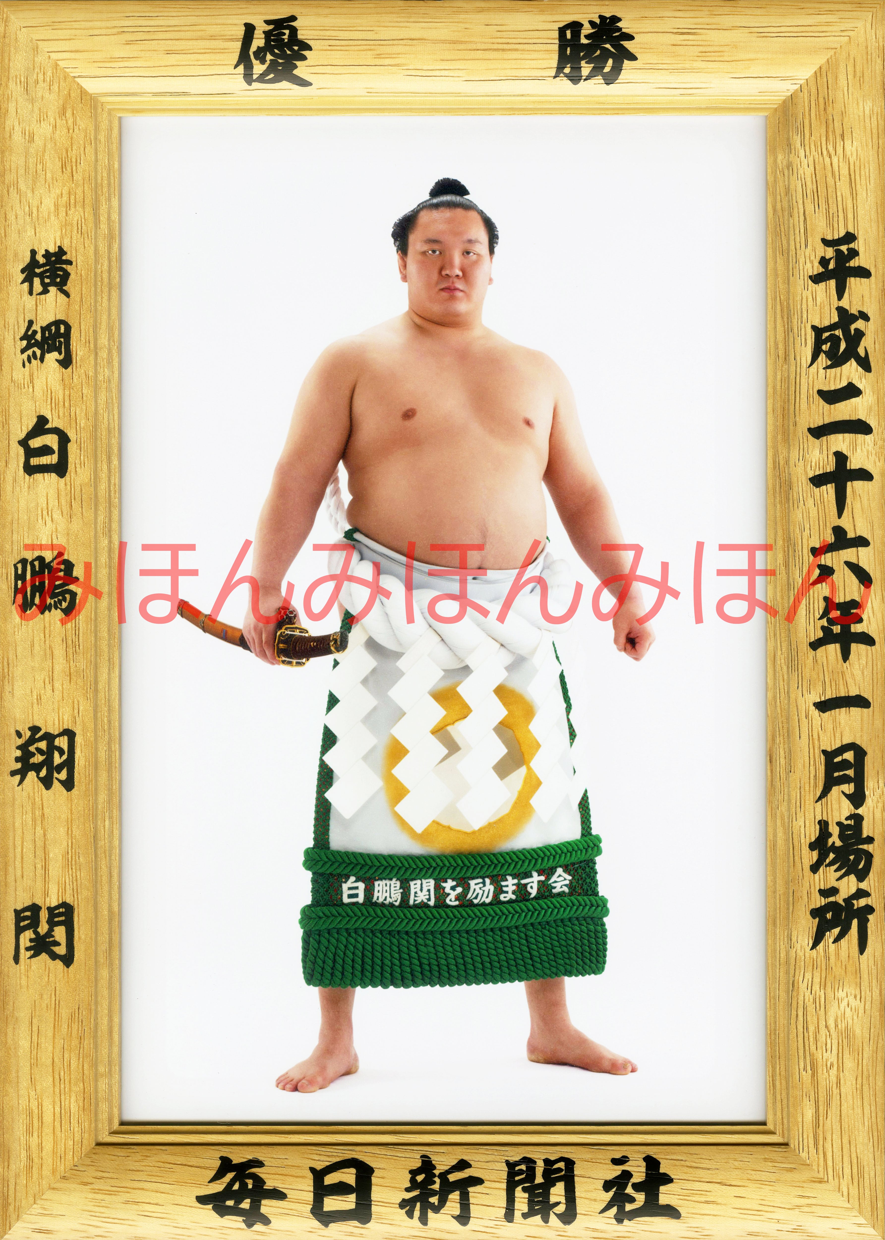 平成26年1月場所優勝 横綱 白鵬翔関（28回目の優勝） | 大相撲