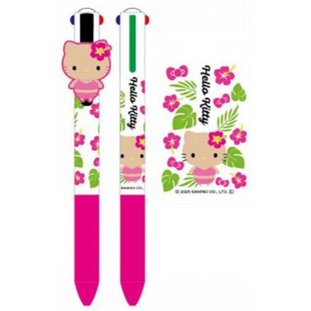 【ロット販売】【10入】サンリオマスコット付き4色ボールペンピンク水着(8311734)