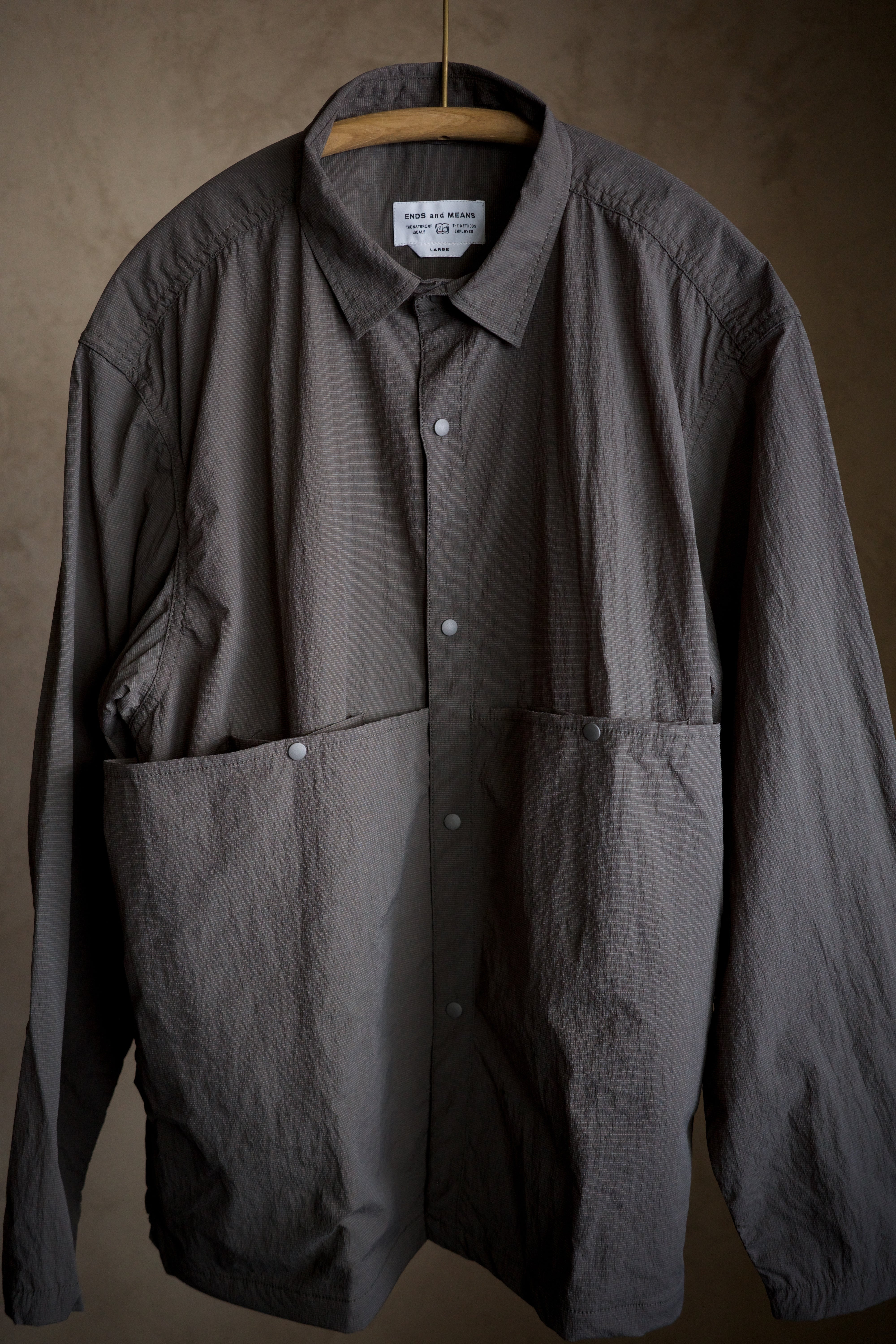 ジャケット・アウター ENDS and MEANS LIGHT SHIRTS JACKET L ENDS and MEANS / Light Shirts Jacket | iremono