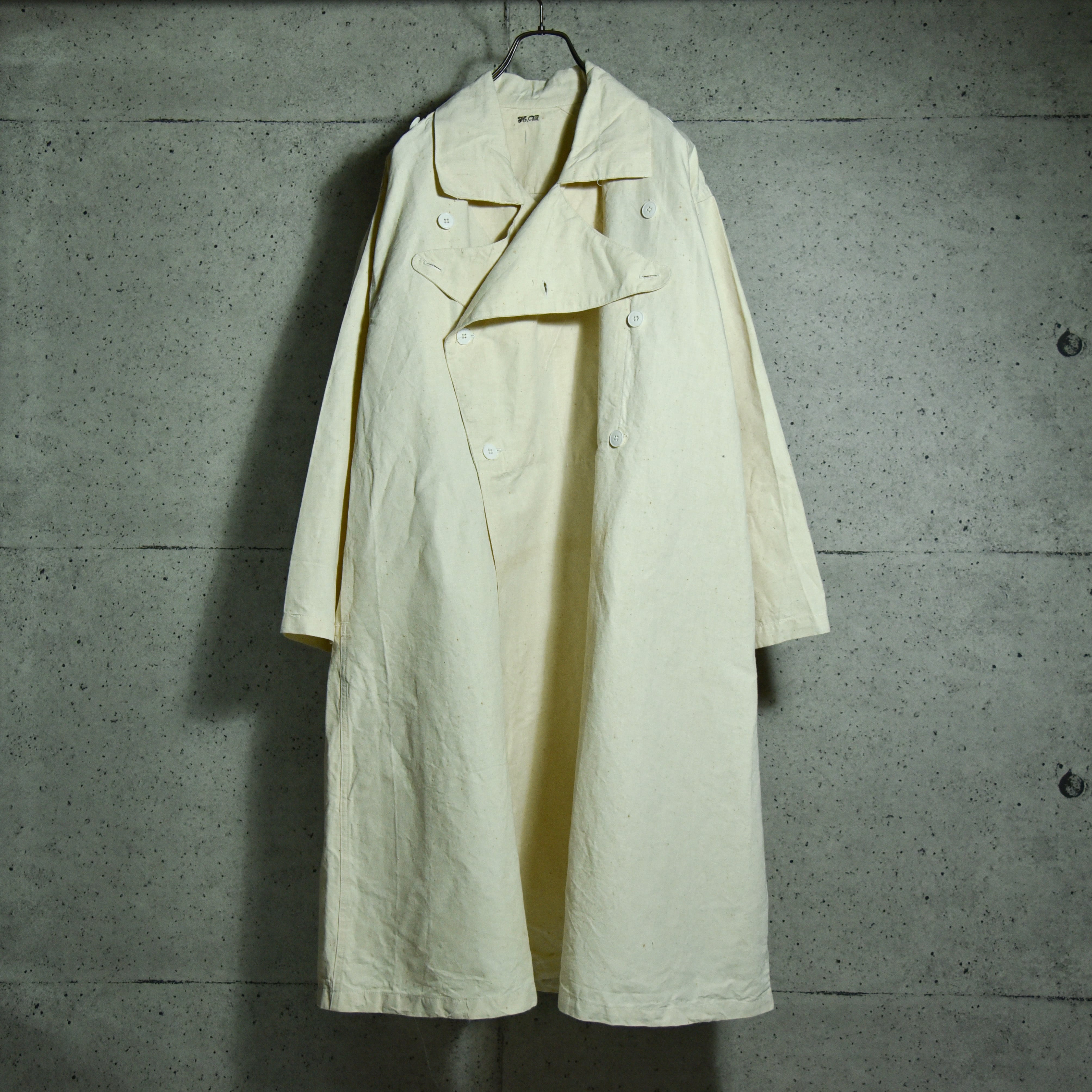 DEAD STOCK】1950s French Army Hospital Coat フランス軍ホスピタル 