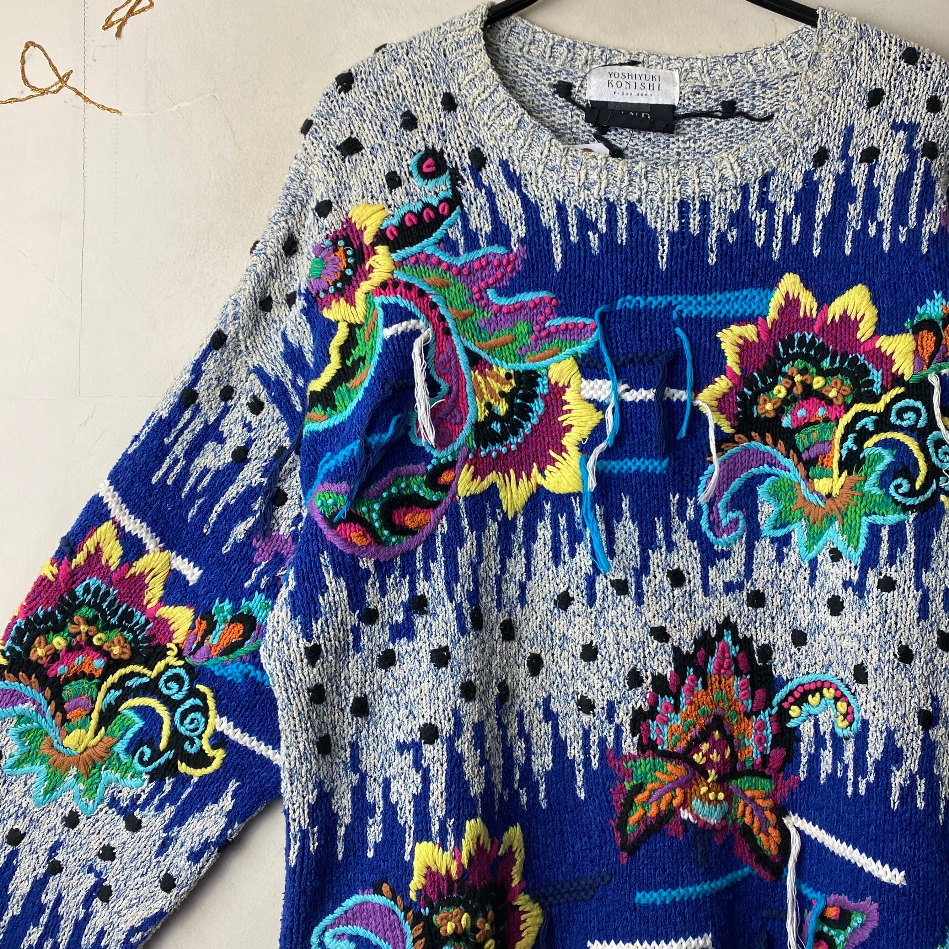 vintage FICCE “hand knit” sweater | NOIR ONLINE