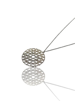 Tiffany&Co. パロマクラウンオブハート メダリオンネックレス SV925