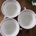 Cauldon Pink Floral||コウルドン 優美なピンクの花々 アンティーク カップ&ソーサー 6客セット thumbnail 3