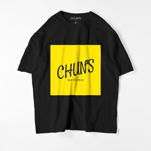 【paintory】CHUN'S Tシャツ 黄色ロゴ