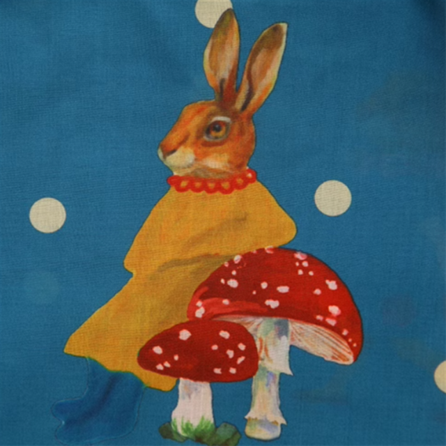 【JUNGLE ME】ドットウサギプリントスカート　10839