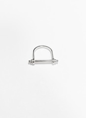 dumbbell ring (Justine Kurihara collaboration) silver925