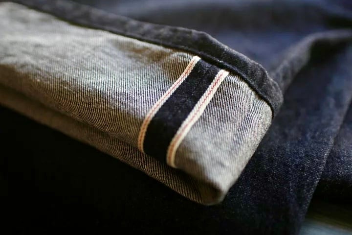 NEW]DENIMTROUSERS [INDIGO] 13.5ozセルビッチデニムトラウザーズ, 赤