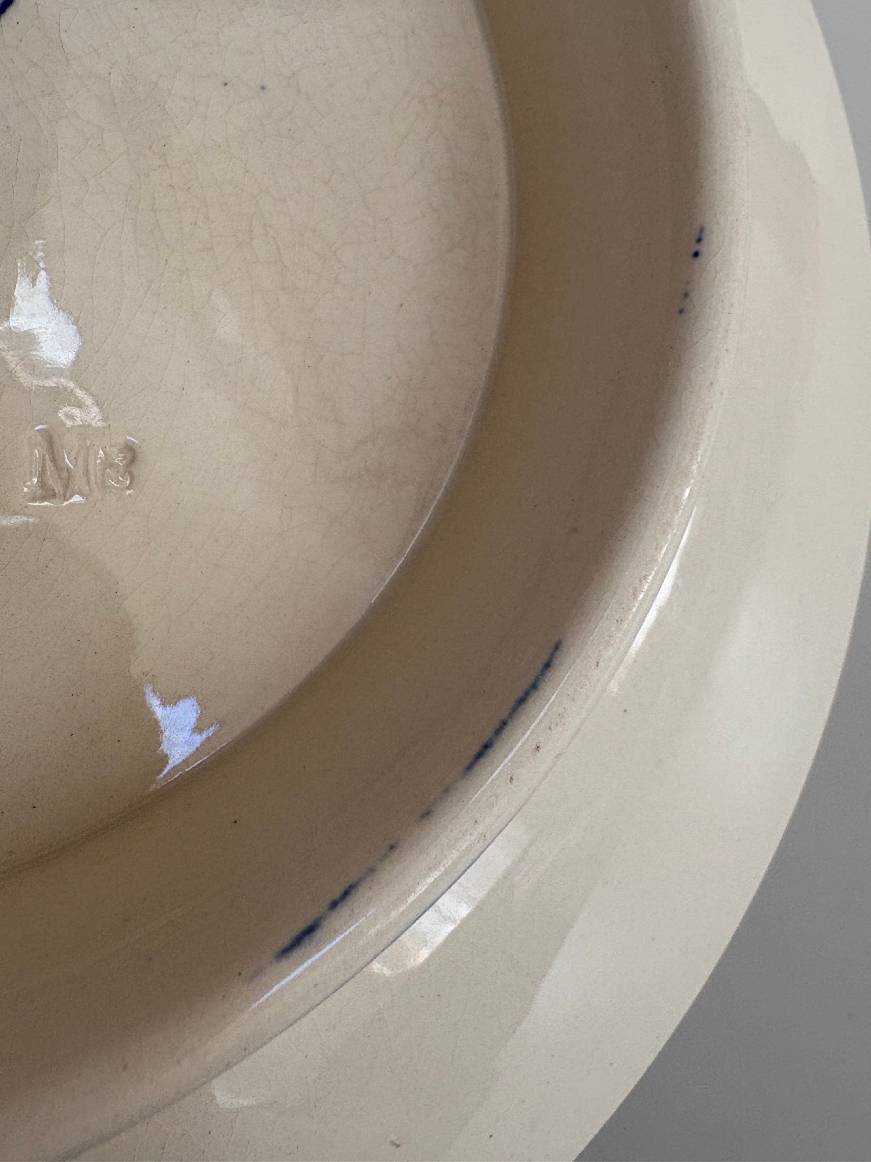 sarreguemines 高台　すぐりの実　グロゼイユ　コンポティエ　フランス SARREGUEMINES（サルグミンヌ）U＆C MOUSTIERS コンポティエ