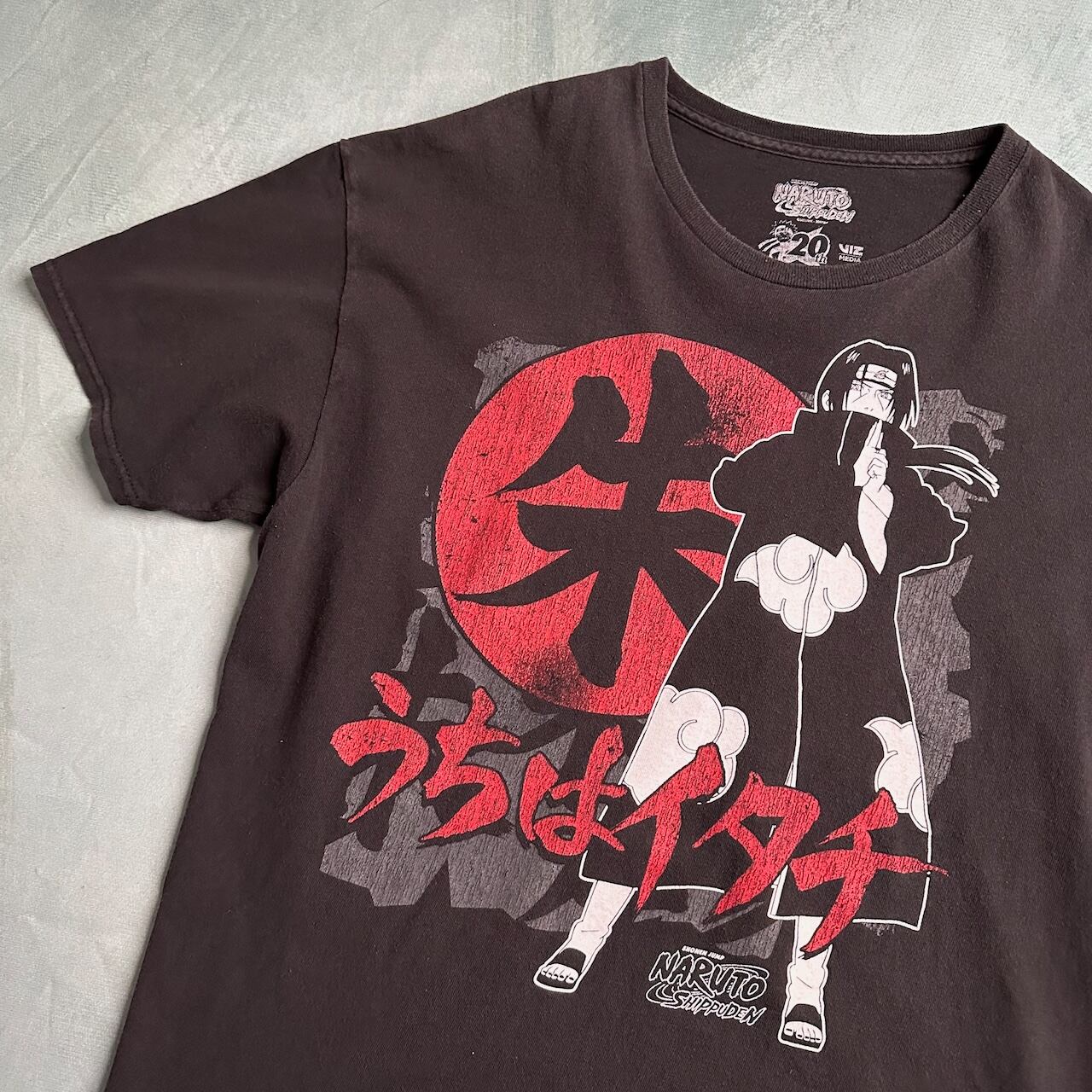 NARUTO ナルト イタチ 写輪眼 アニメTシャツ 黒 | RUFFY
